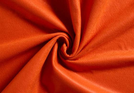 Oranje Vilt 1,5mm dik (180 cm breed)