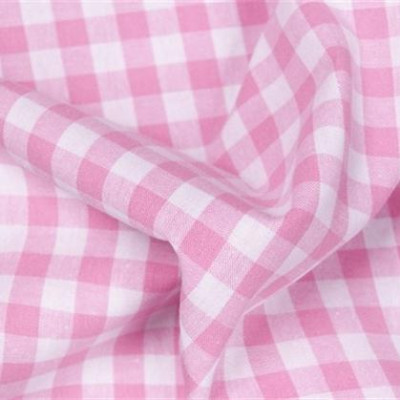 Boerenbont Ruitjes Roze Wit 10mm