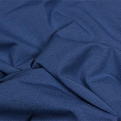 Uni tricot viscose m-blauw