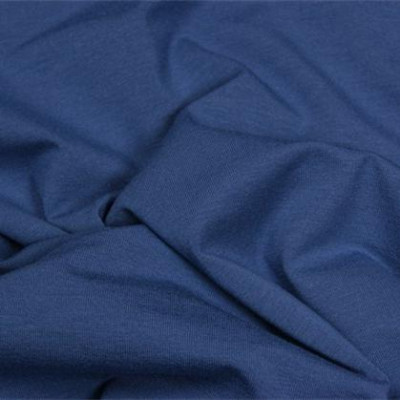 Uni tricot viscose m-blauw
