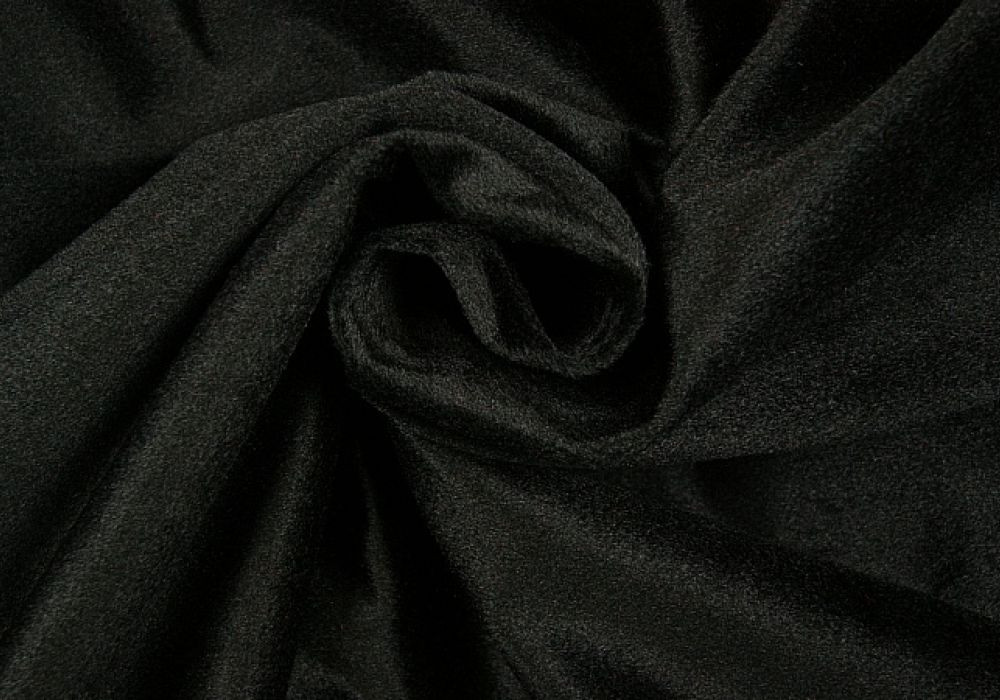 Fluweel polyester zwart