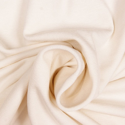 Uni tricot viscose off white