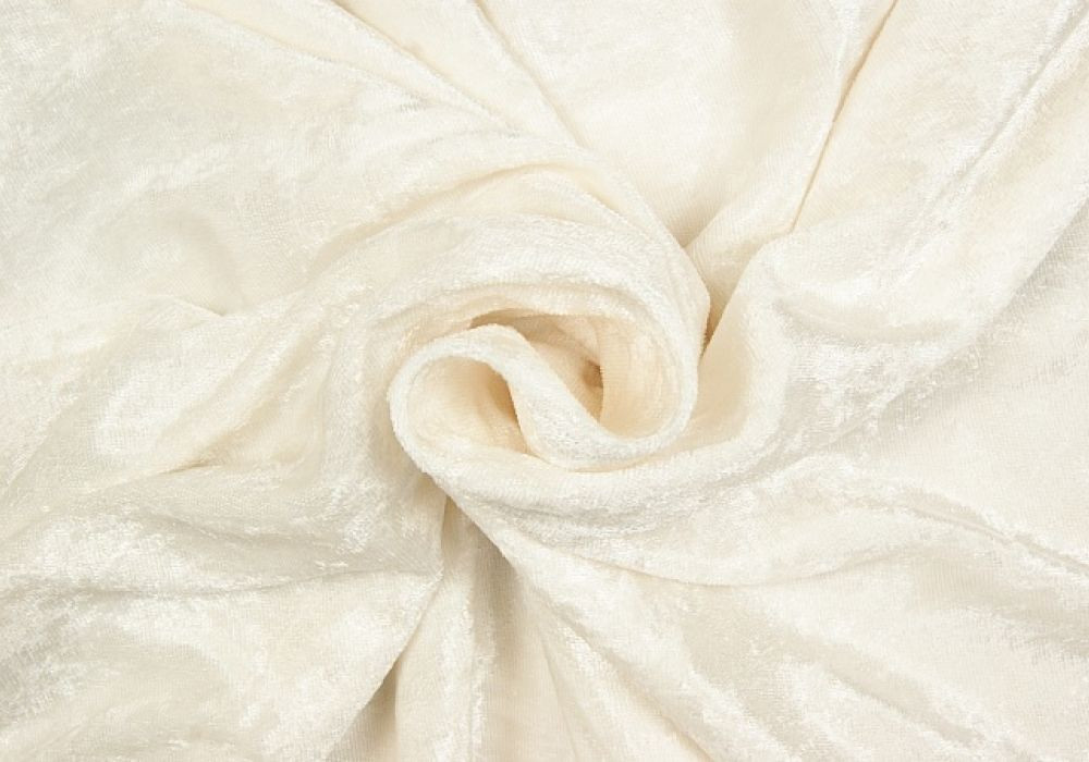 Velours de Panne écru