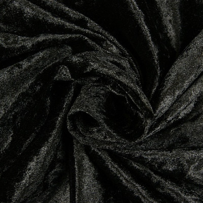 Velours de Panne zwart