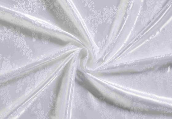 Witte luxe voeringstof- jacquard