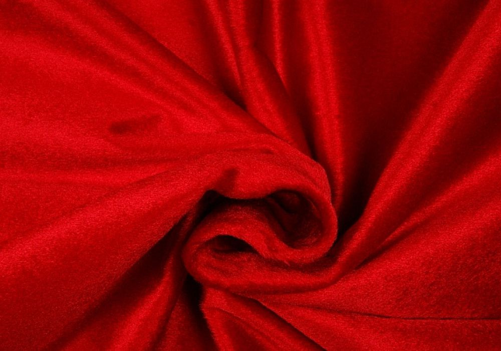 Fluweel polyester wijnrood