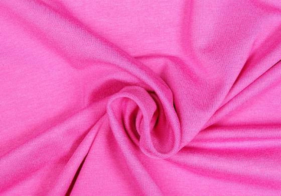 Uni tricot viscose roze donker