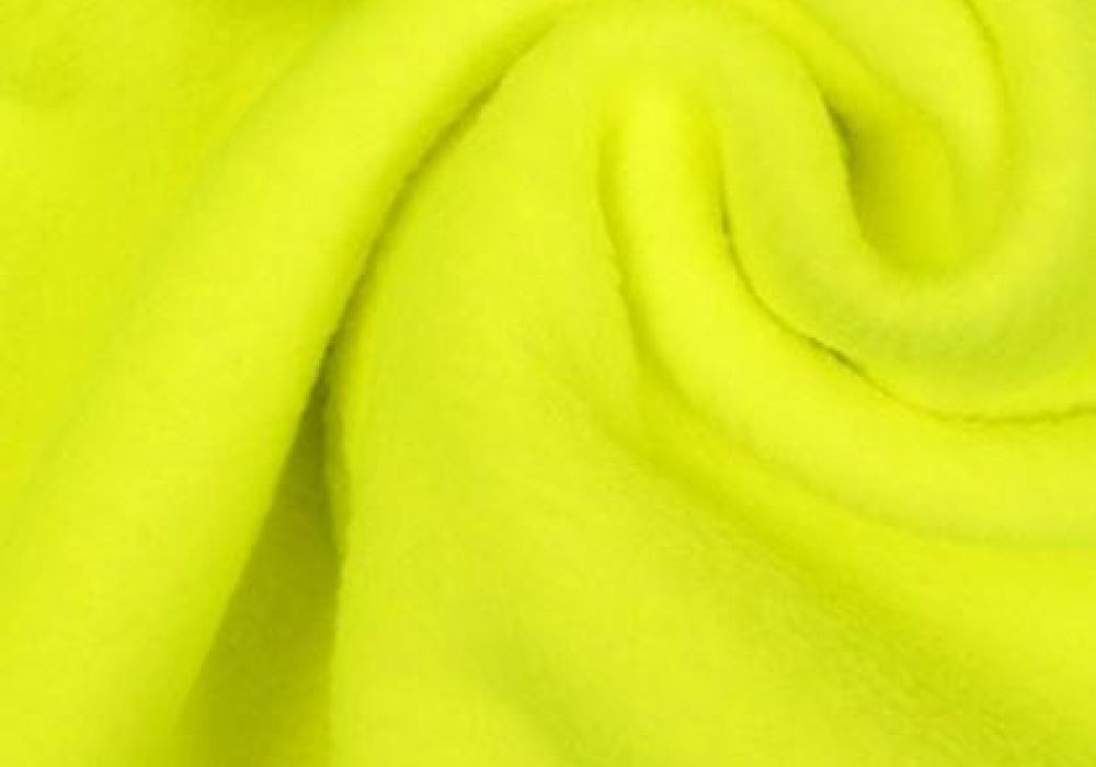 Fleece fluor geel