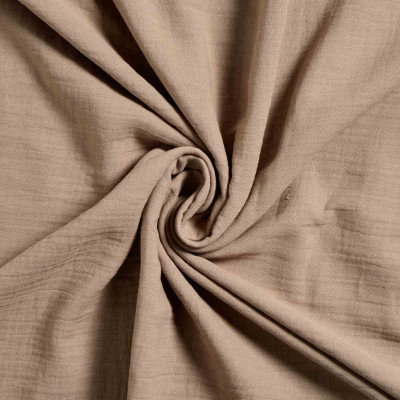 Mousseline Zand Bruin (280 cm breed)