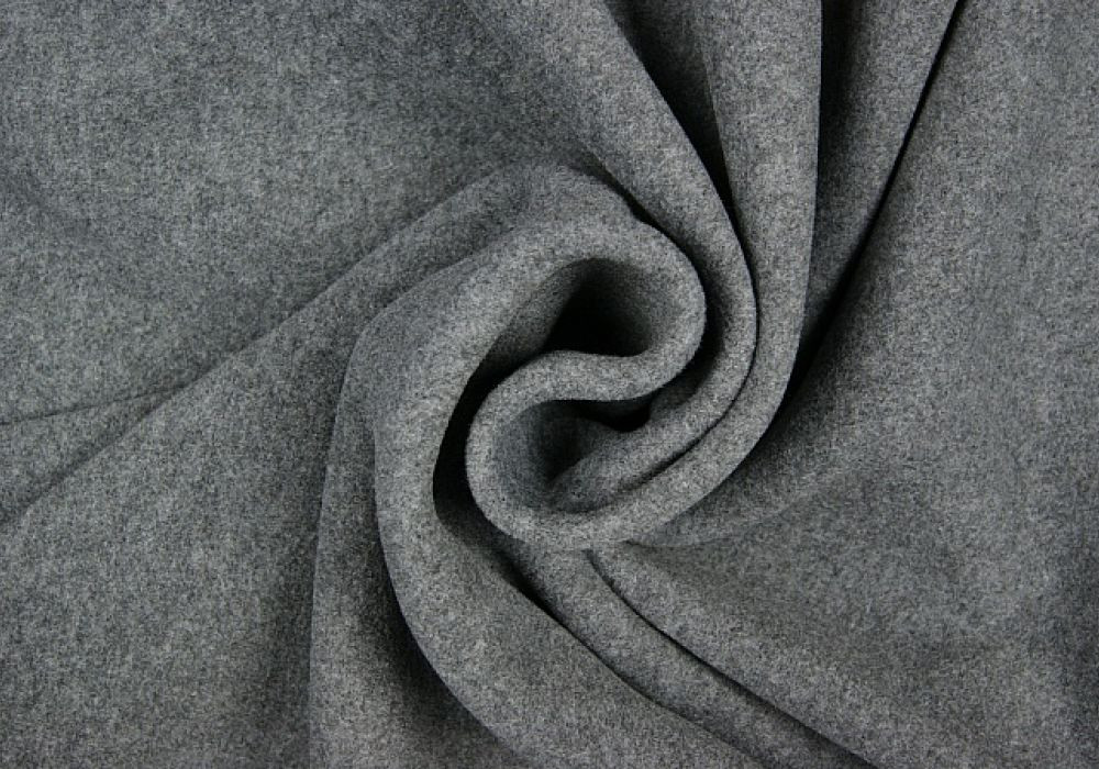 Fleece donker-grijs melee