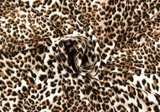 Fantasieprint tricot fijne panter