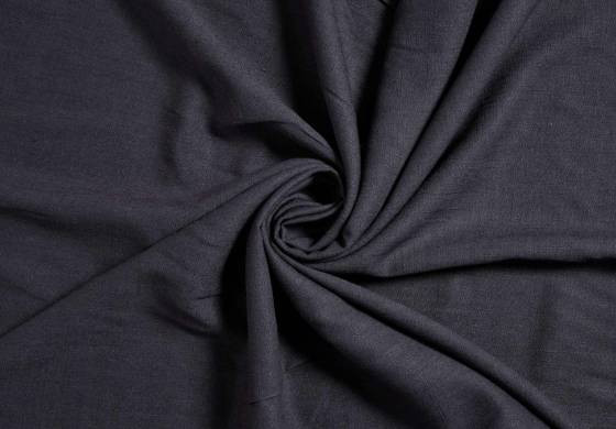 linnen viscose stof donkerblauw