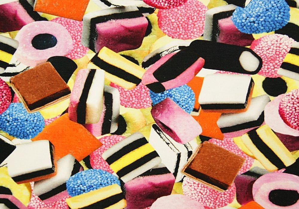 Digitale fotoprint tricot Engelse drop