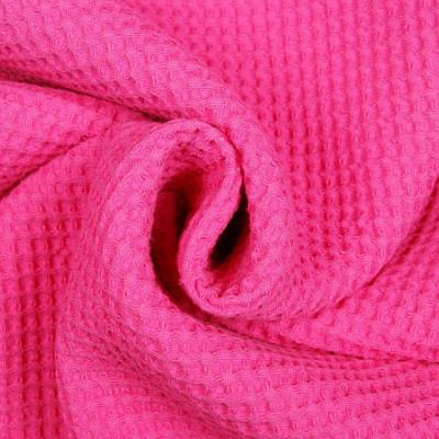 Wafeldoek fuchsia 100% katoen dubbeldraads