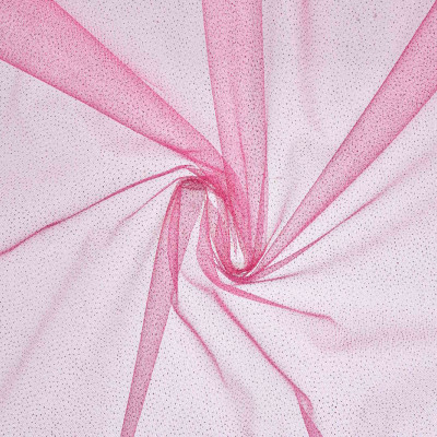 Glittertule Roze