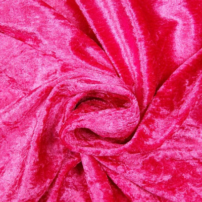 Velours de Panne Fuchsia Roze