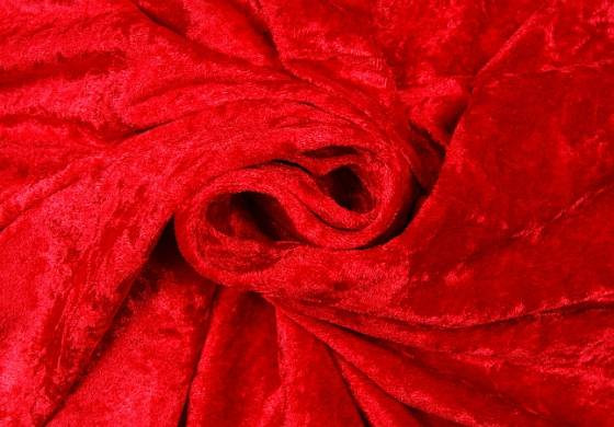 Velours de Panne rood
