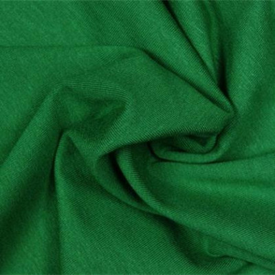 Uni tricot viscose groen