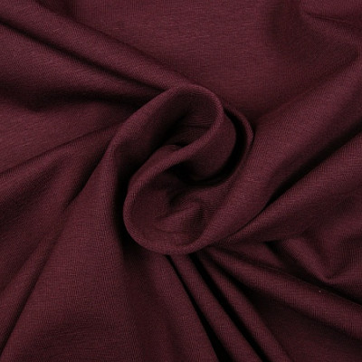 Uni tricot katoen aubergine