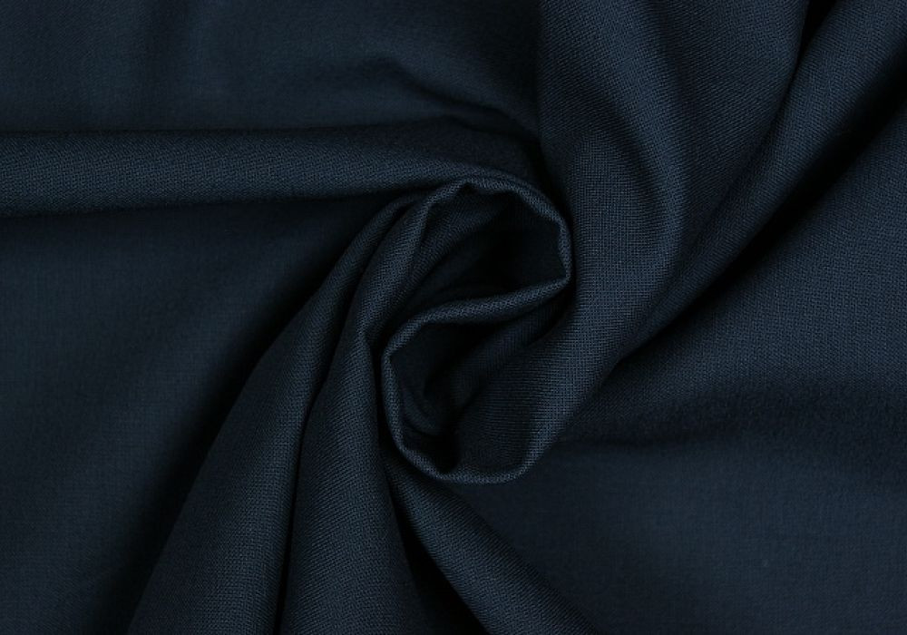 Katoen blauw uni 100%