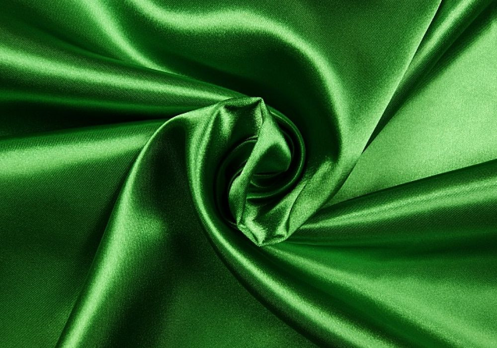 Satijn de luxe groen
