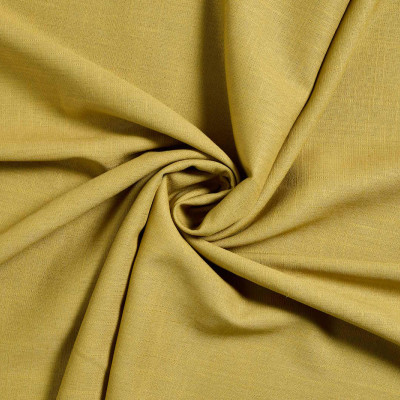 Linnen Viscose Mosterdgeel