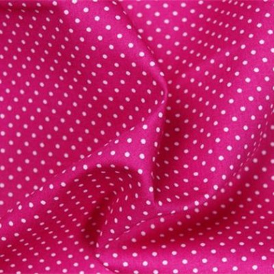 Boerenbont Kleine Stip Fuchsia Roze Wit