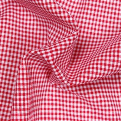 Boerenbont rood ruit 2mm