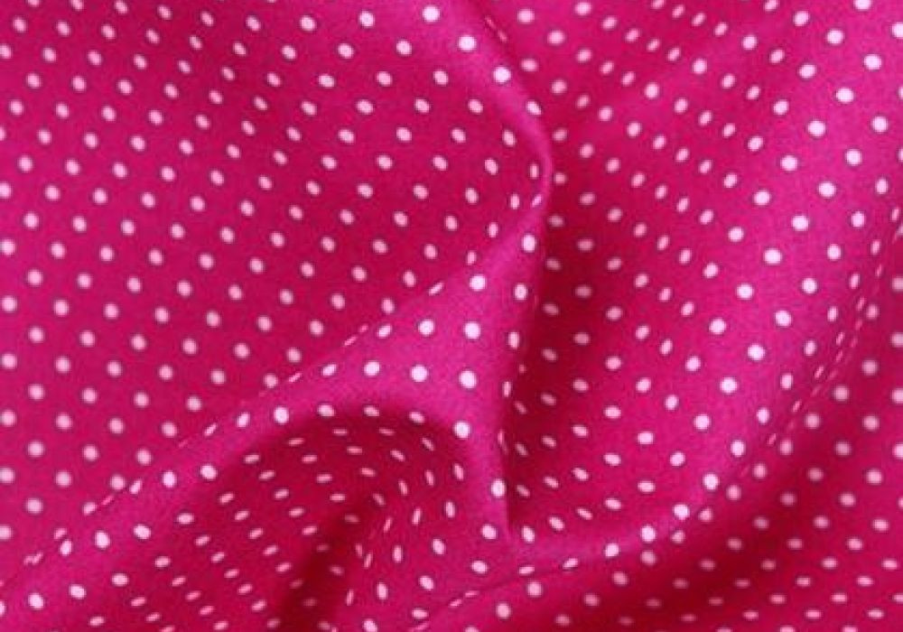 Boerenbont fuchsia kleine stip
