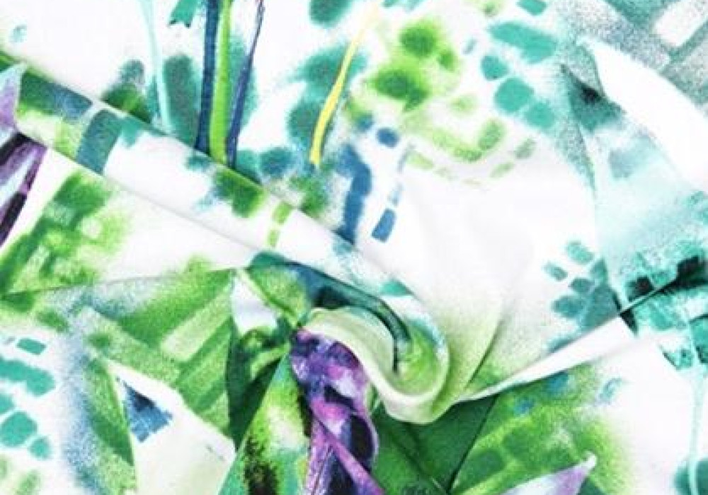 Bloemprint tricot
