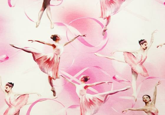 Digitale fotoprint tricot ballerina