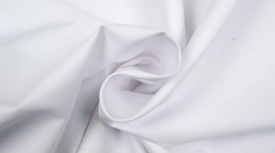 Lakenkatoen wit 240cm breed