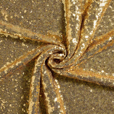 Paillettenstof Goud