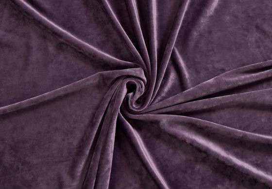 Velvet Velours Paars met Stretch