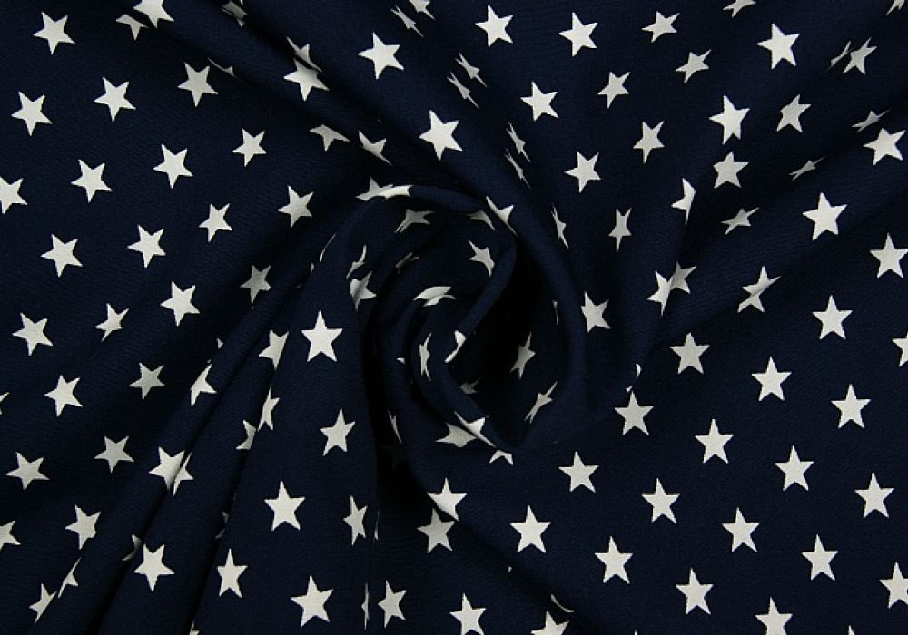Boerenbont marine-blauw ster