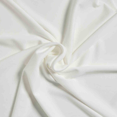 Witte stof op rol (20 mtr) - Polyester Jersey