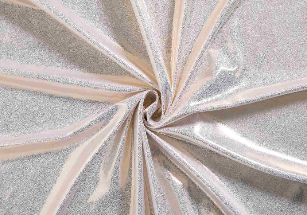 Metallic Glans Goud - stof met stretch