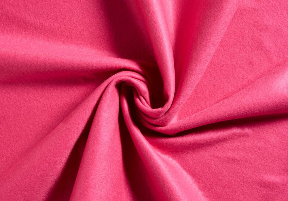 Vilt Stof Fuchsia Roze 1,5 mm dik 180 cm breed