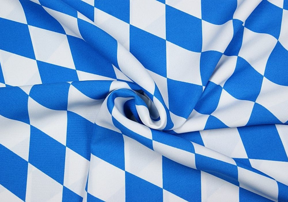 Texture Bayern aqua ruit - Oktoberfest