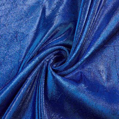 Lurex Metallic Crush Kobaltblauw