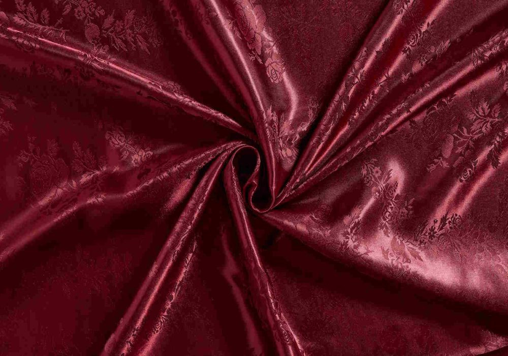 Luxe voeringstof - Bordeauxrood Jacquard