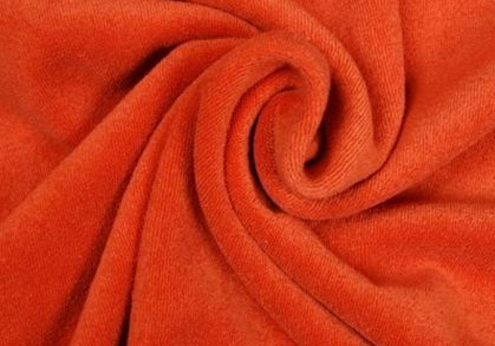 Badstof tricot Wellness oranje