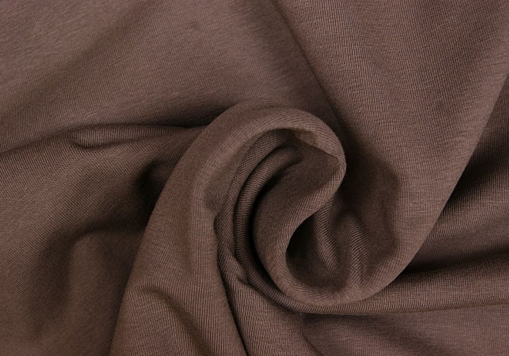Uni tricot katoen taupe
