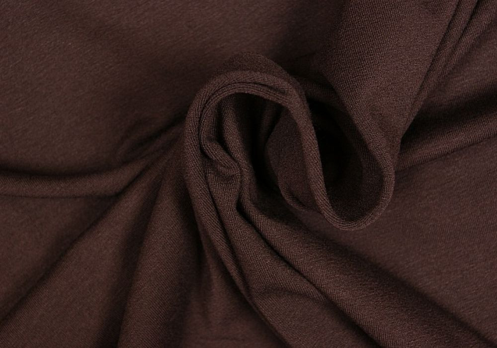 Uni tricot viscose bruin