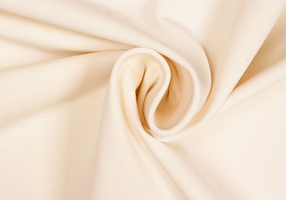 Uni tricot katoen ecru