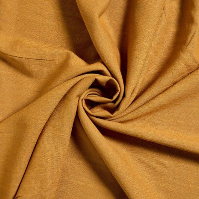 Linnen Viscose Okergeel