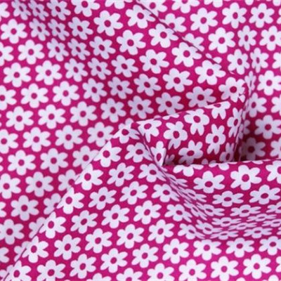 Boerenbont Bloemen Fuchsia Roze Wit