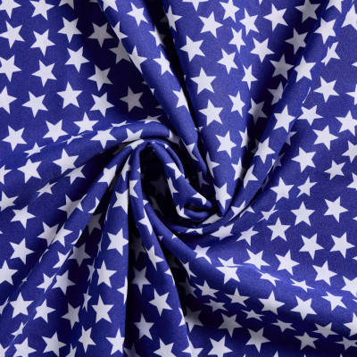 Texturé/ Terlenka Blauw Wit Sterren