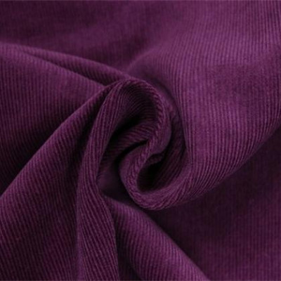 Ribcord aubergine/paars stretch