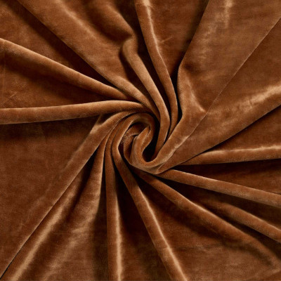 Velvet Stretch Cognac Bruin